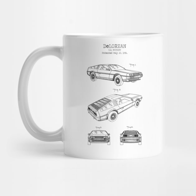 DELOREAN patent by Dennson Creative